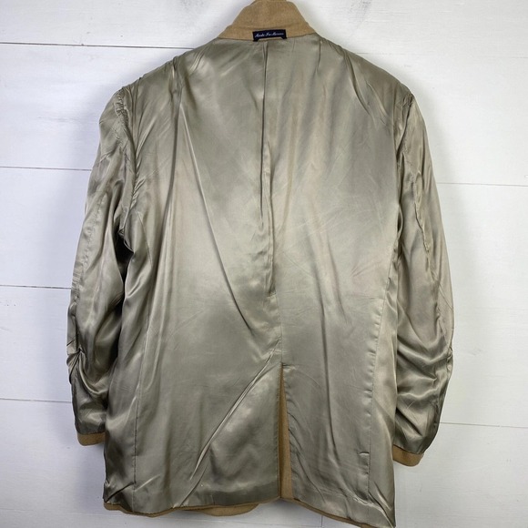 Roundtree & York Mens Blazer 42R Beige 100% Camel Hair Sport Coat Lined Jacket - Picture 6 of 12